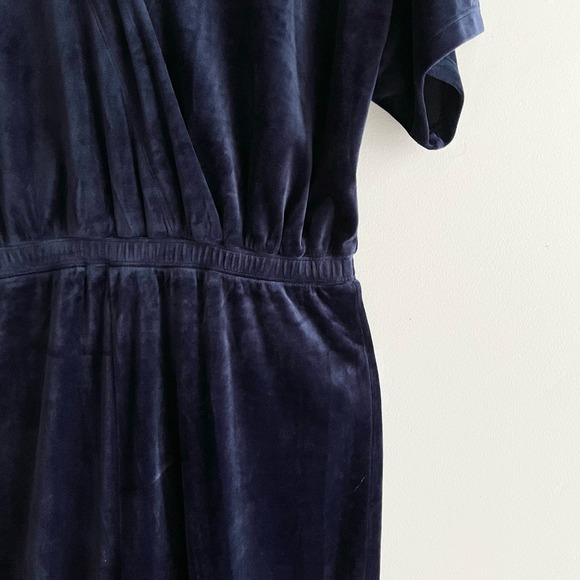 Anthropologie Saturday Sunday Velour Jumpsuit in Navy, Size Small - Picture 8 of 15